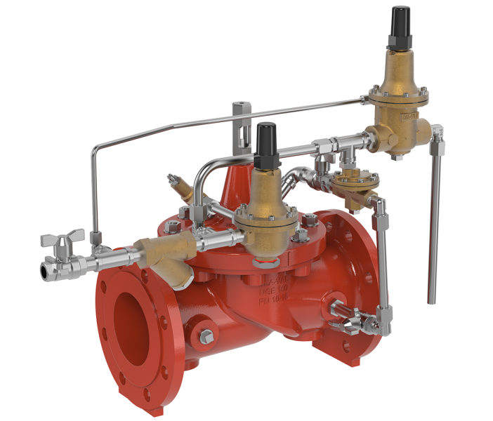 CLA-VAL 50-55F : Pressure Relief Valve with High Opening Speed and Progressive Closing Speed